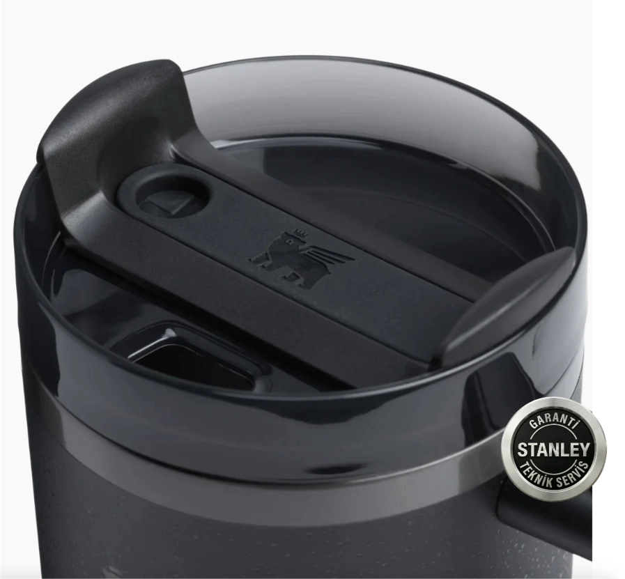 Stanley 10-12574-015 Termos Bardak Pipetli Quencher H2.O Flowstate Bardak 1.18lt Siyah 2.0 