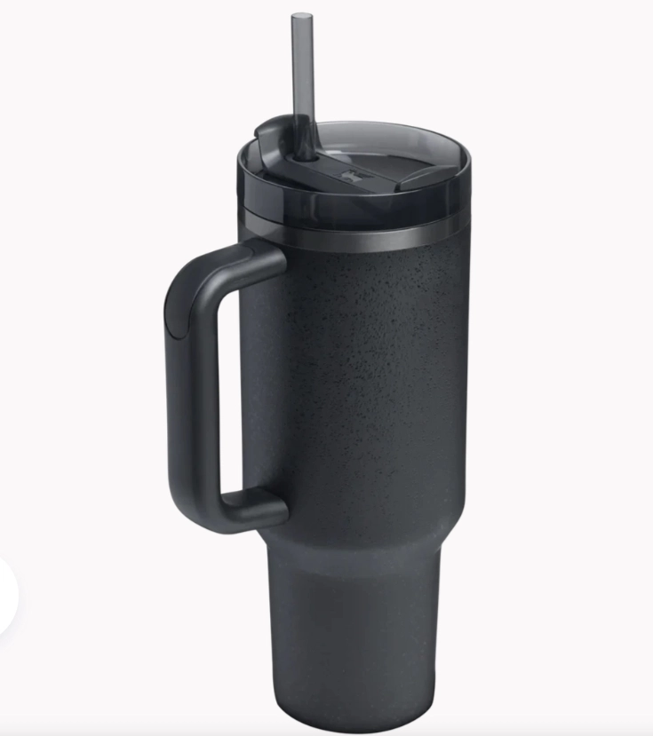 Stanley 10-12574-015 Termos Bardak Pipetli Quencher H2.O Flowstate Bardak 1.18lt Siyah 2.0 