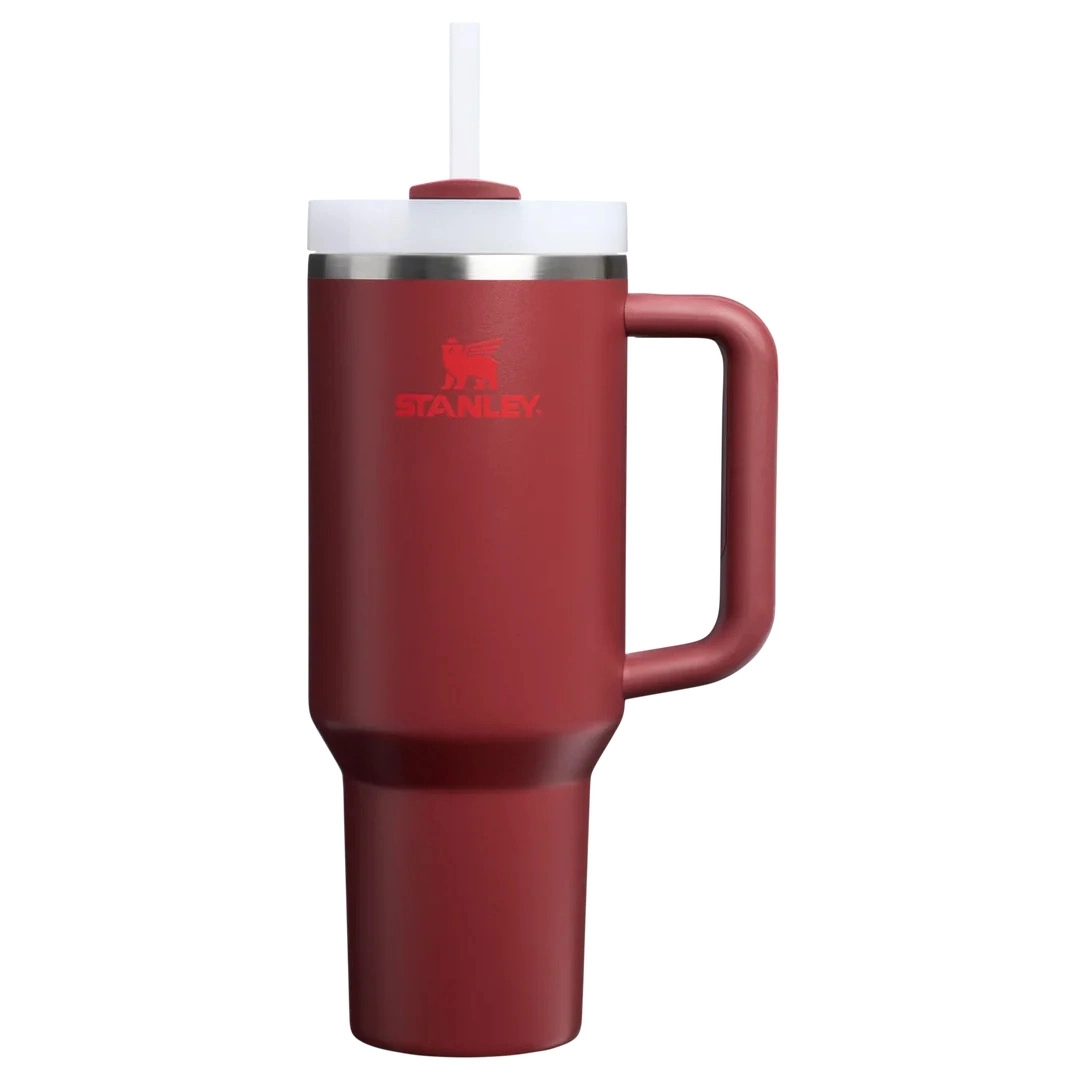 Stanley 10-13230-066 Termos Bardak Pipetli Quencher H2.O Flowstate Bardak 1.18lt Kızılcık 