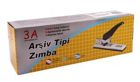 3A 1217 Arşiv Tipi Zımba Makinası 100 Sayfa Kapasite