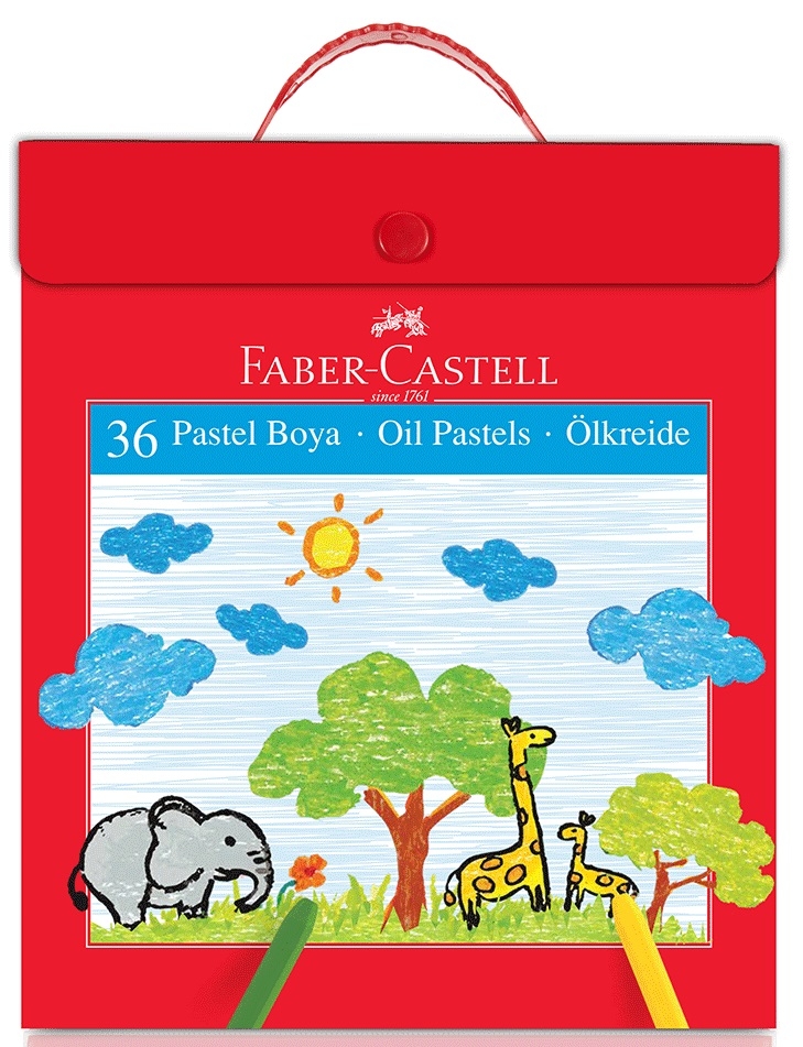 Faber Castell 125137 Pastel Boya Plastik Çantalı 36 Renk