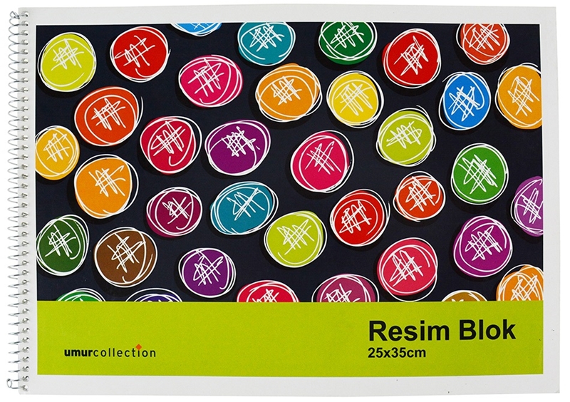 Mynote 2092 30000362 Resim Blok Karton Kapak 25x35cm 15 Yaprak 120gr