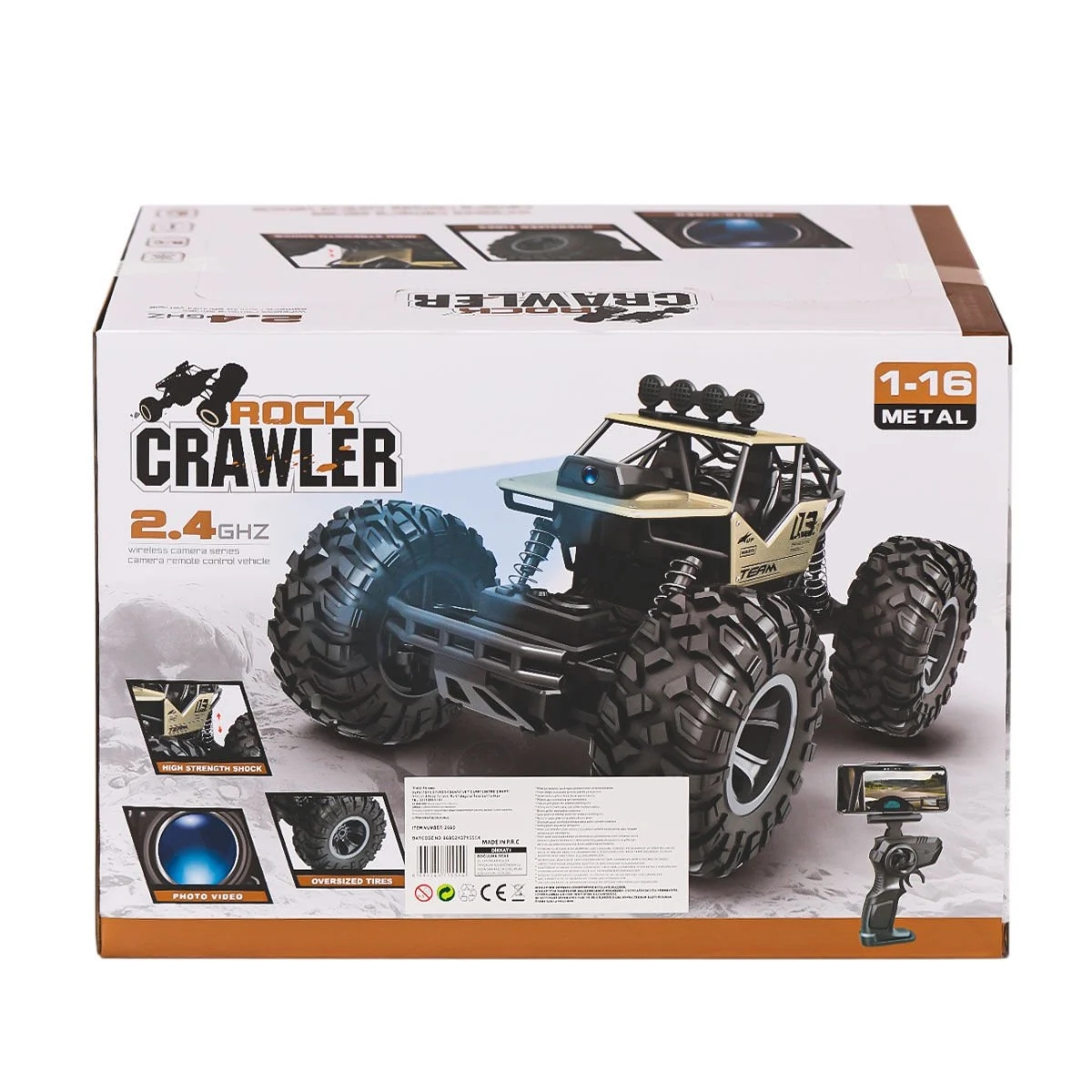 Gepettoys 2095 Wifi Kameralı Rock Crawler Arazi Aracı 4X4 1:16