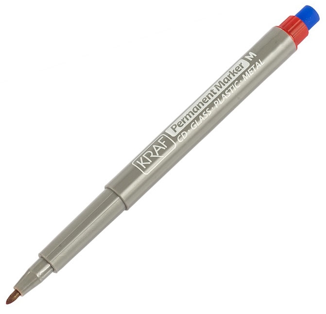 Kraf 270 Asetat Kalemi Silgili (S) Kırmızı
