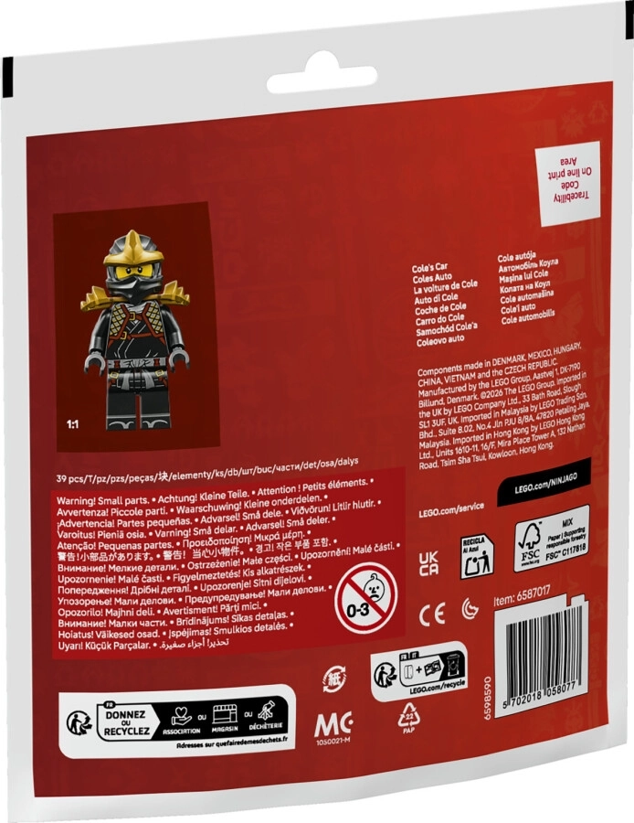 Lego 30723 Ninjago Ninja Cole’un Arabası 