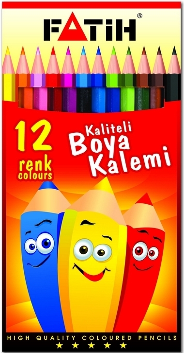 Fatih 33112 Kuruboya 12 Renk Tam Boy