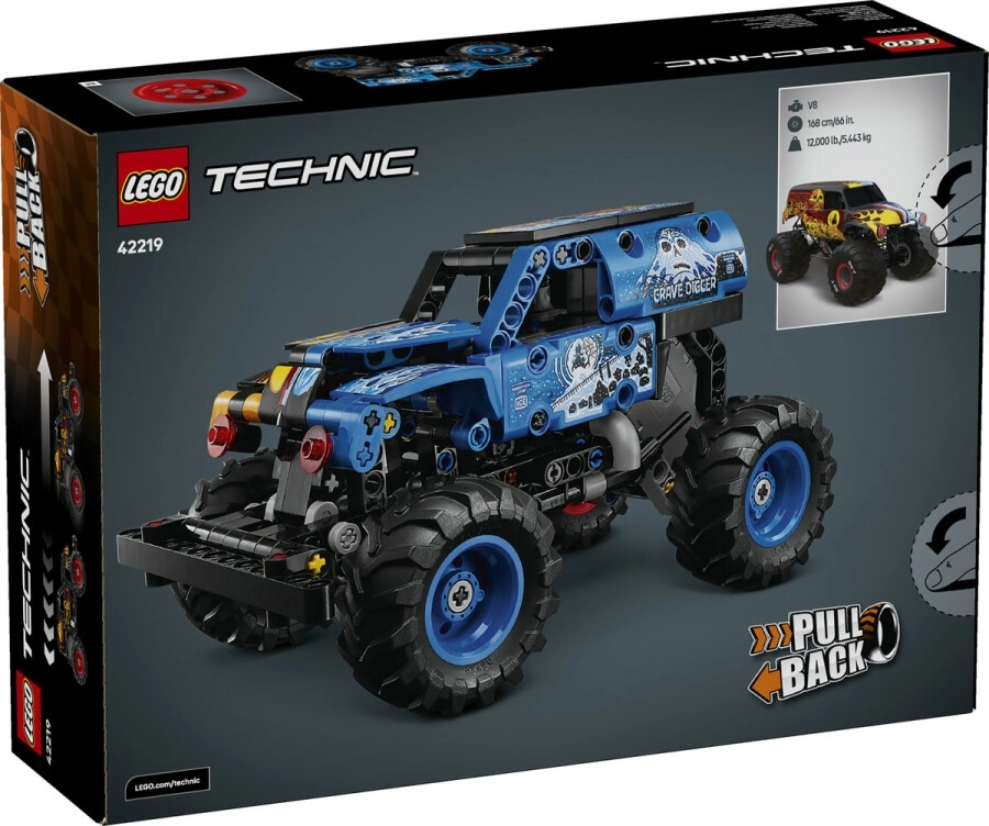 Lego 42219 Monster Jam Grave Digger Ateş ve Buz 