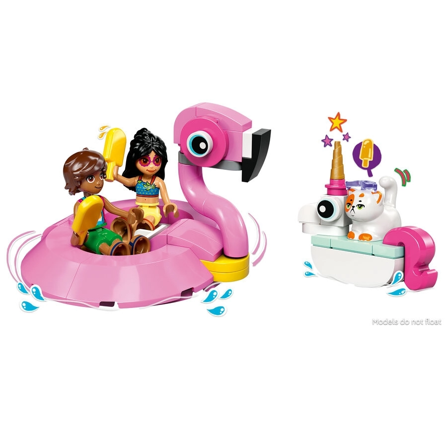 LEGO® Friends 42658  Tek Boynuzlu At ve Flamingo Havuz Partisi