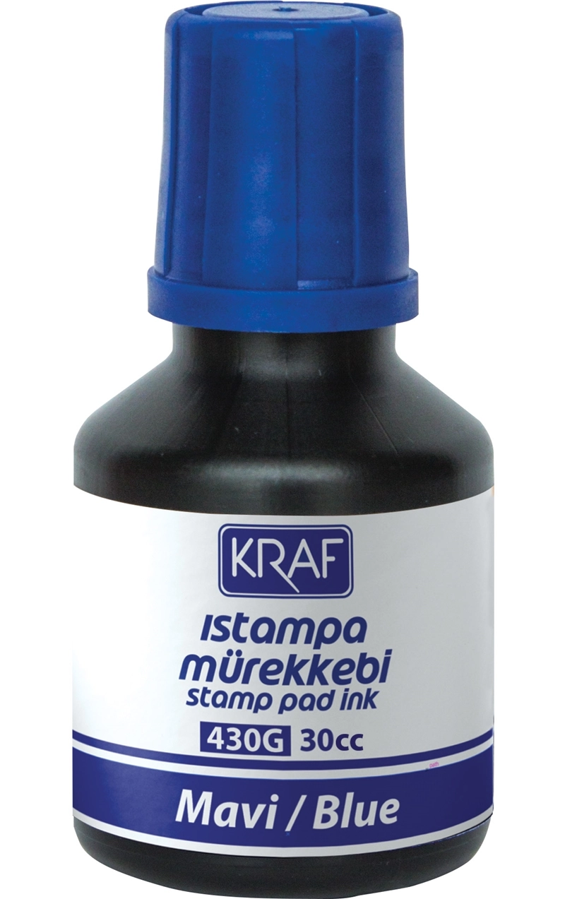 Kraf 430G Istampa Mürekkebi Mavi 30ml
