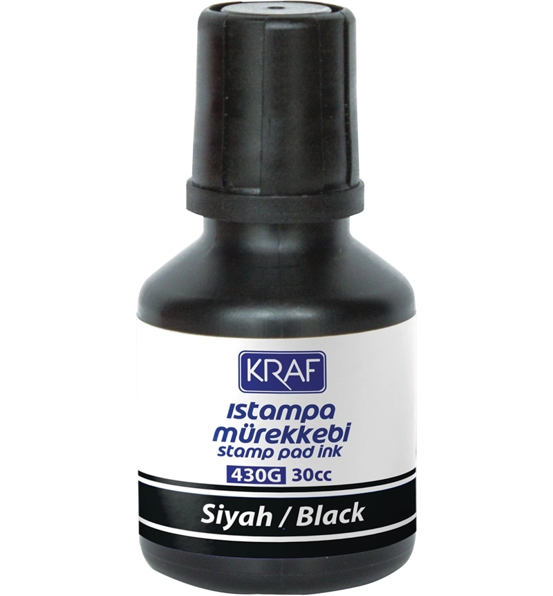 Kraf 430G Istampa Mürekkebi Siyah 30ml