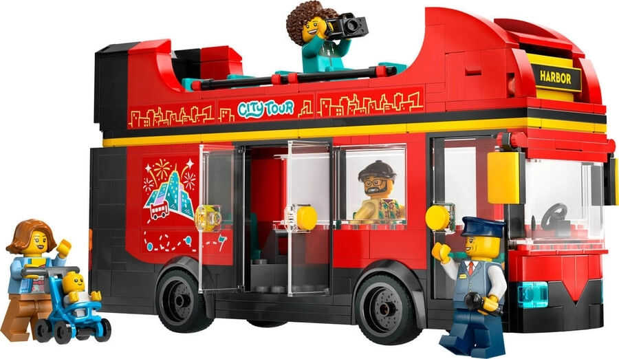 LEGO® 60407 City Kırmızı İki Katlı Gezi Otobüsü
