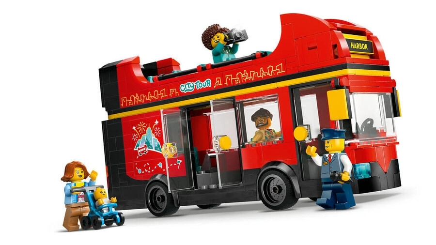 LEGO® 60407 City Kırmızı İki Katlı Gezi Otobüsü