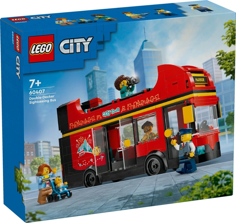 LEGO® 60407 City Kırmızı İki Katlı Gezi Otobüsü