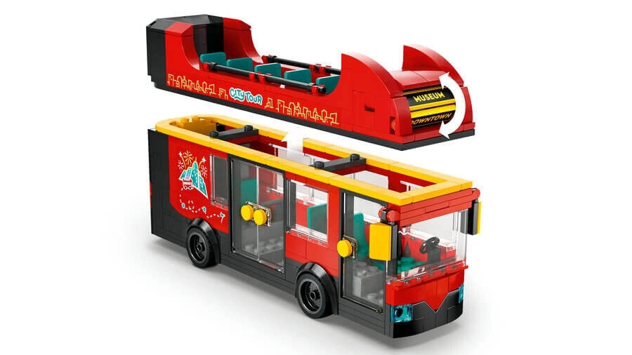 LEGO® 60407 City Kırmızı İki Katlı Gezi Otobüsü