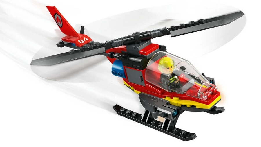 LEGO® City 60411 İtfaiye Kurtarma Helikopteri