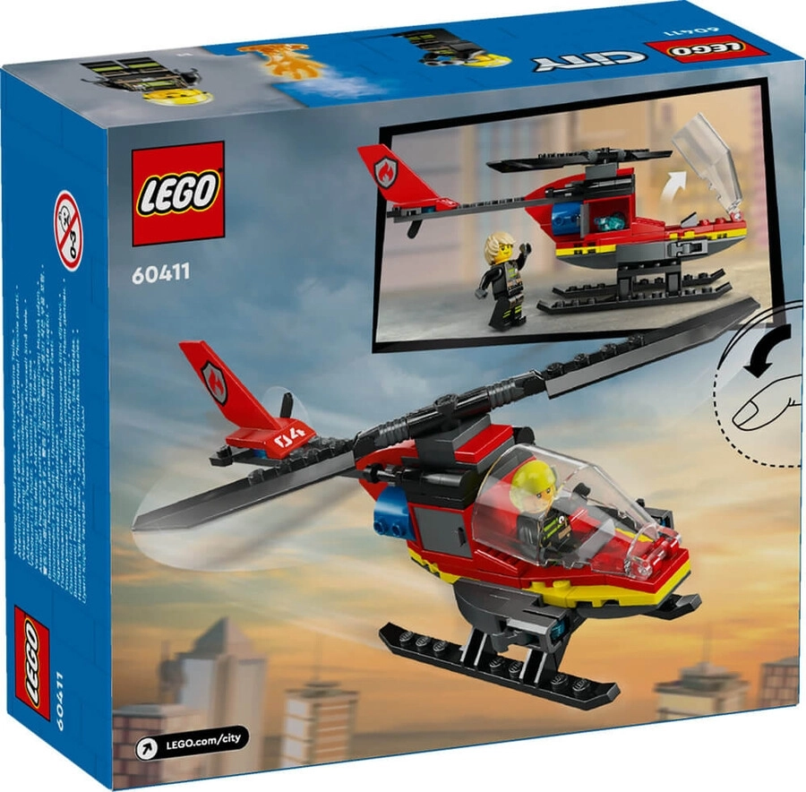 LEGO® City 60411 İtfaiye Kurtarma Helikopteri
