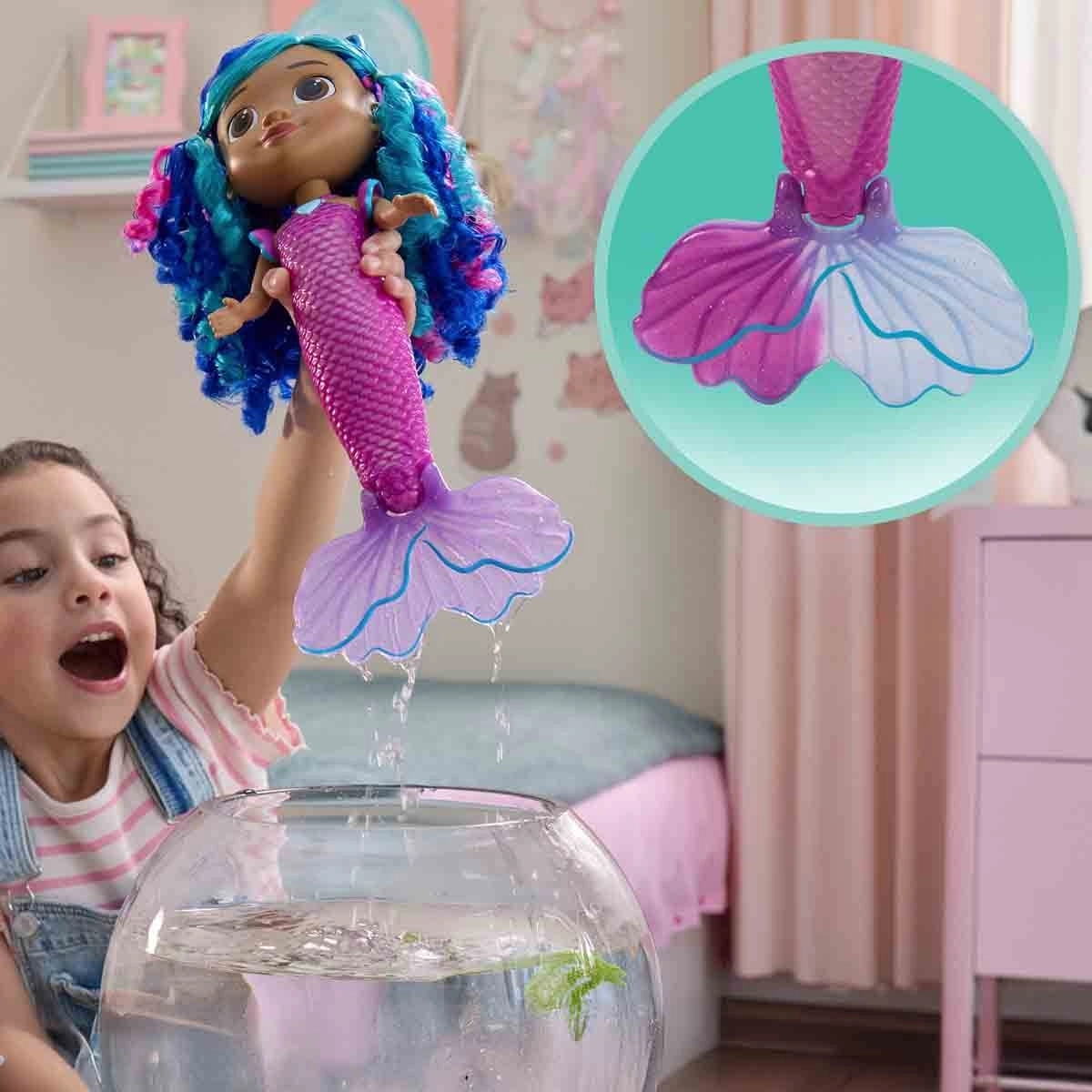 Spin Masters 6074338 Gabby`nin Hayal Evi Filmi: Özellikli Deniz Kızı Bebegi 