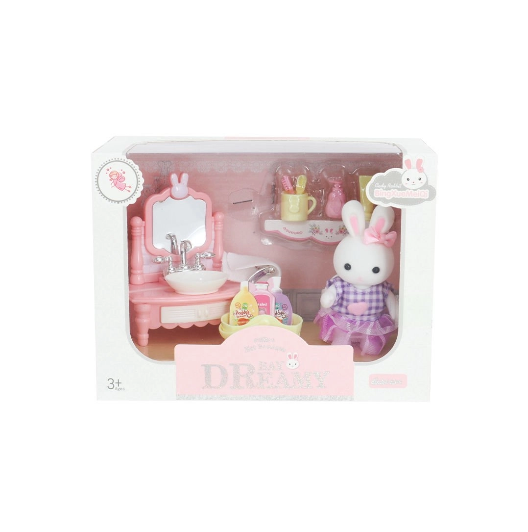 Mega 6621A-5 Bay Dreamy Aksesuarlı Lavabo Seti