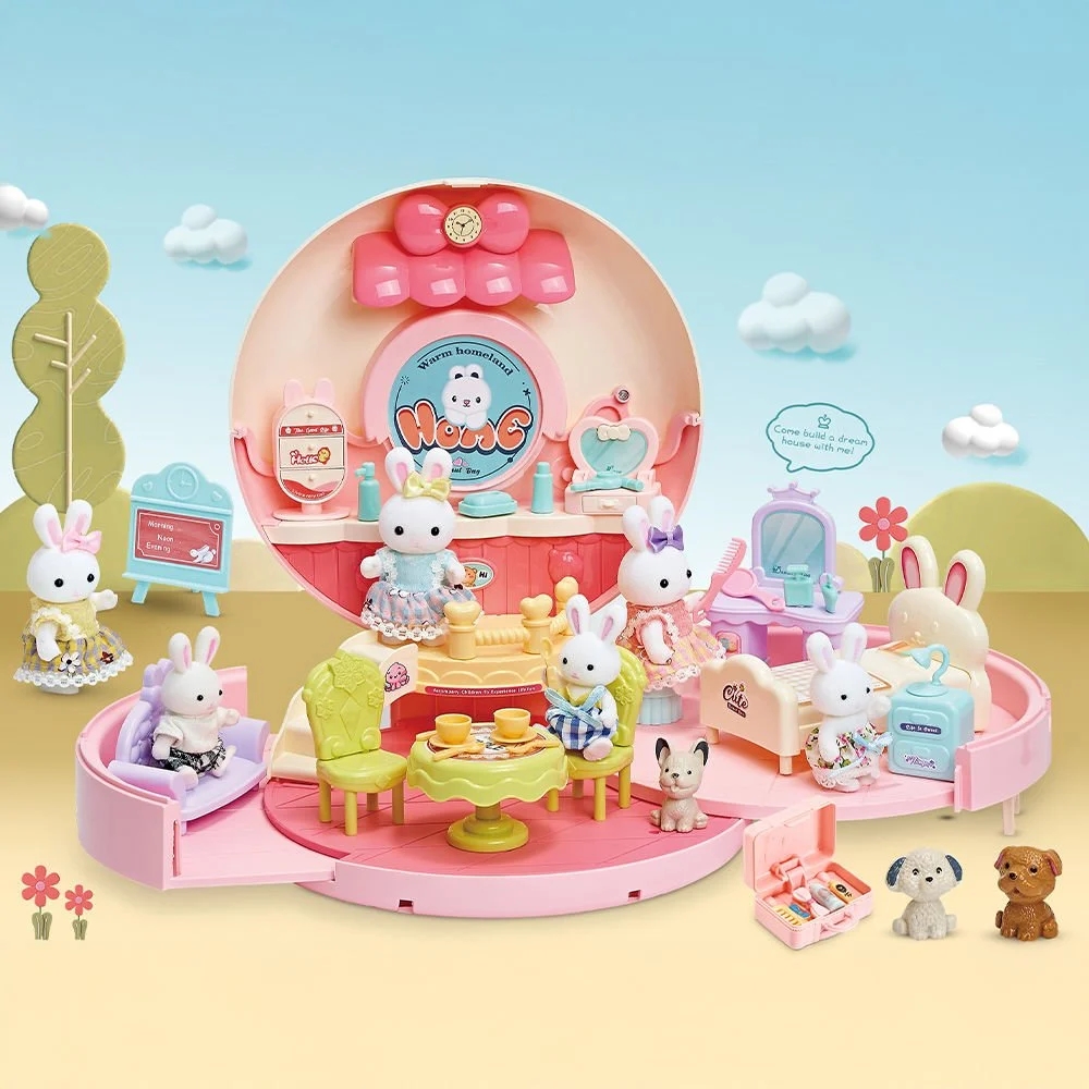 Mega 6695 Bay Dreamy Sırt Çantalı Mini Tavşan Evi