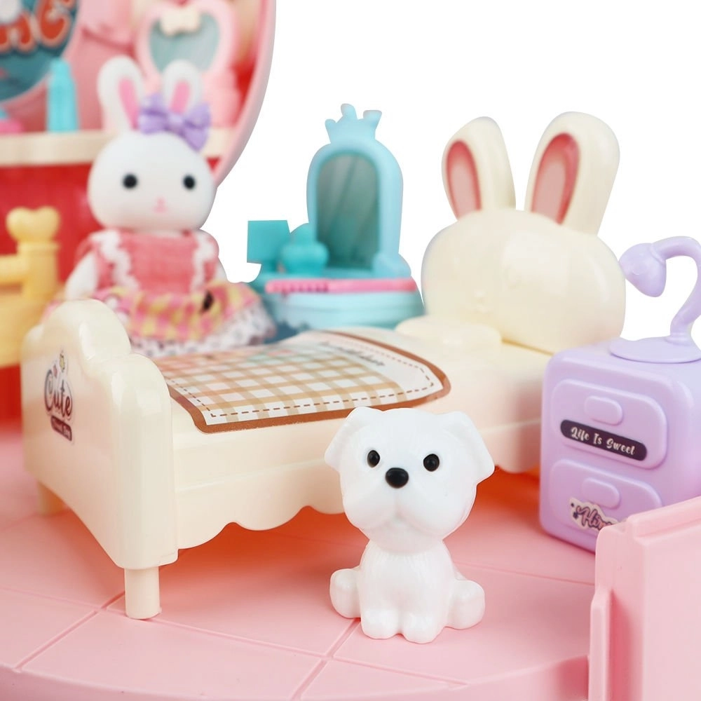 Mega 6695 Bay Dreamy Sırt Çantalı Mini Tavşan Evi