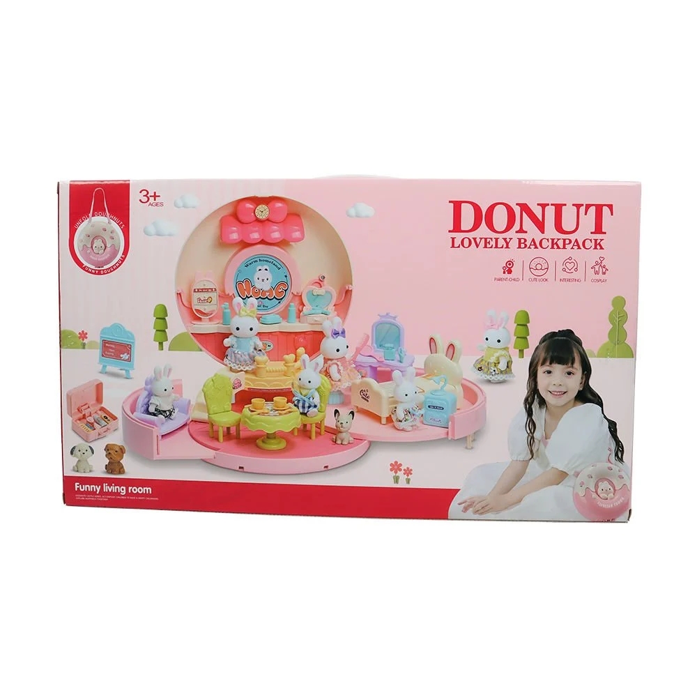 Mega 6695 Bay Dreamy Sırt Çantalı Mini Tavşan Evi