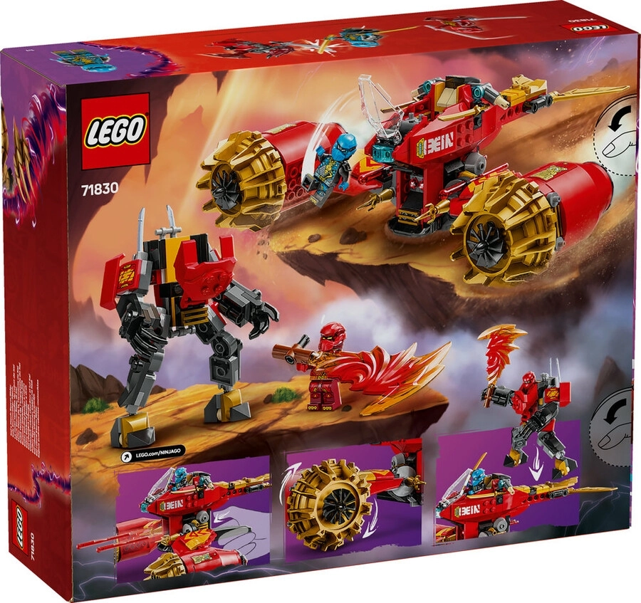 LEGO® 71830 NINJAGO Kai’nin Robot Fırtına Aracı