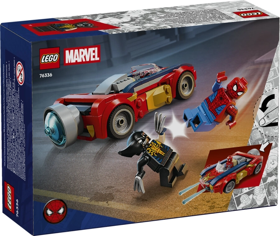 Lego 76336 Marvel Örümcek Adam Arabası Vs Venom Wolverine 