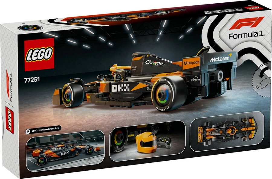 LEGO® 77251 Speed Champions McLaren F1® Team MCL38 Yarış Arabası