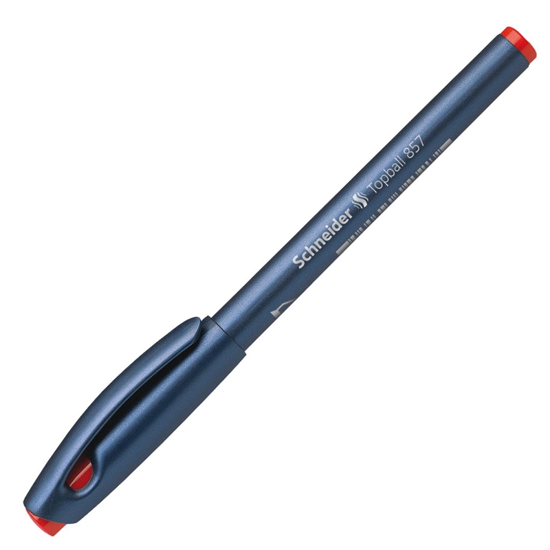 Schneider SCR097 Roller Kalem Topball 857 Konik Uçlu 0.6mm Kırmızı