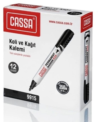 Cassa 9915 Koli ve Kağıt Kalemi Siyah