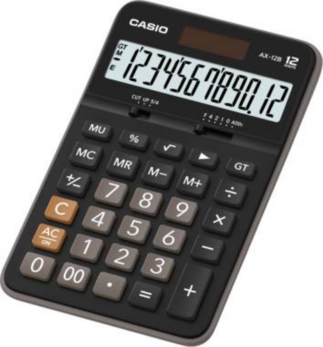 Casio AX-12B Hesap Makinesi Masaüstü 12 Hane