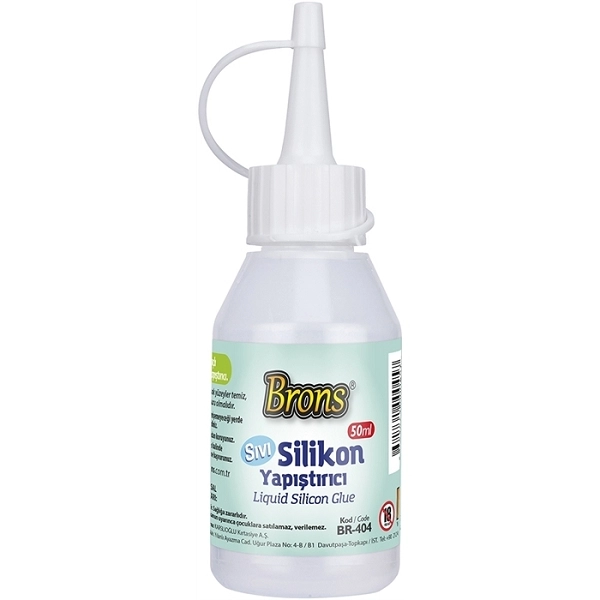 Brons BR-404 Yapıştırıcı Sıvı Silikon 50ml