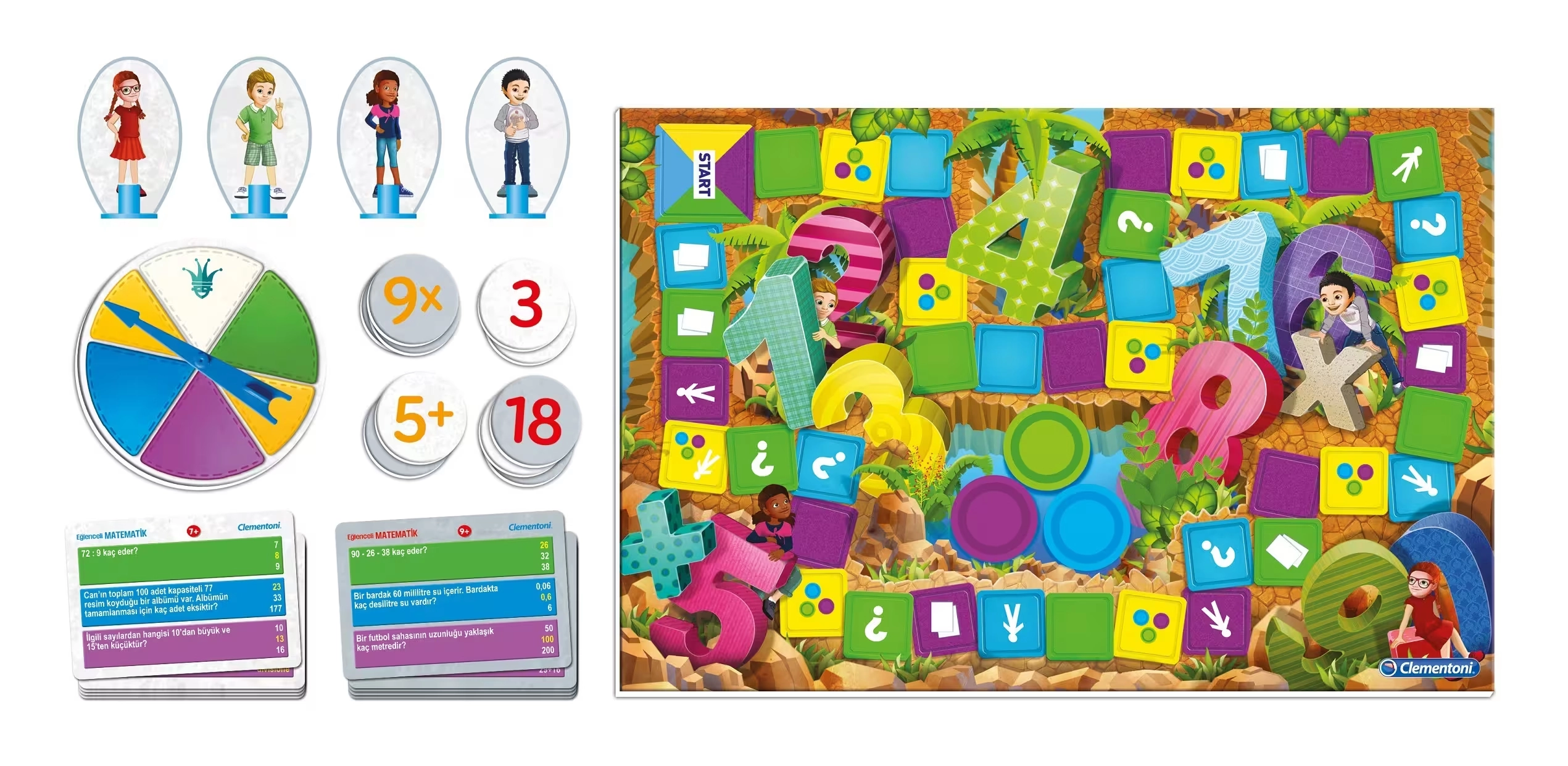 Clementoni 64808 Oyna ve Öğren Eğlenceli Matematik