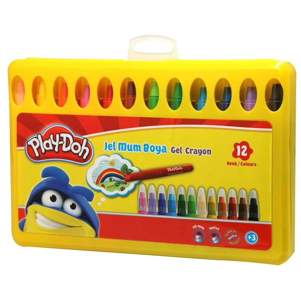 Playdoh CR014 Jel Mum Boya 12 Renk PP Box