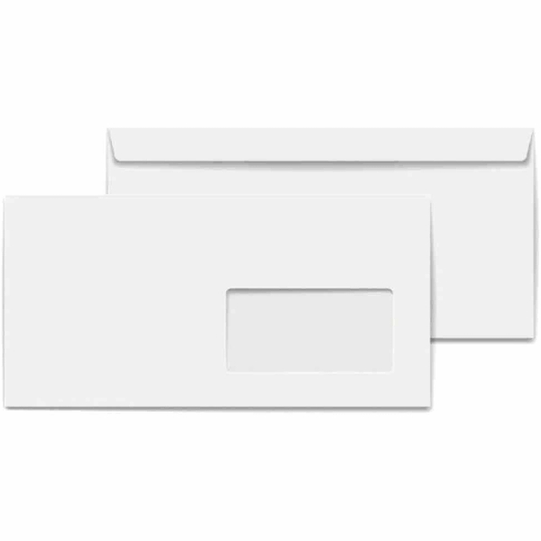 Zarfsan Diplomat Zarf 105x240mm 90gr Beyaz Silikonlu