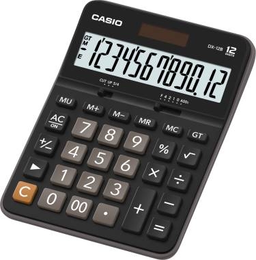 Casio DX-12B-BK Hesap Makinesi Masaüstü 12 Hane