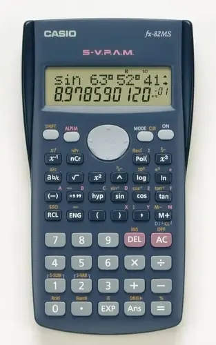 Casio FX-82MS Hesap Makinesi Bilimsel 2 Satır Ekran 240 Fonksiyon 2.Versiyon