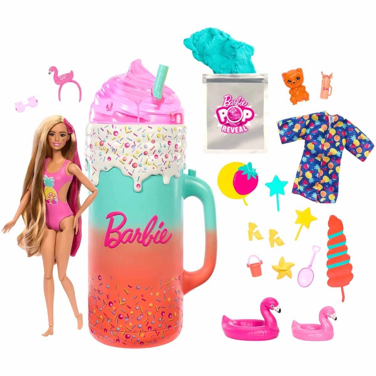 Mattel HRK57 Barbie Pop Reveal Sürprizli Bardak Oyun Seti 