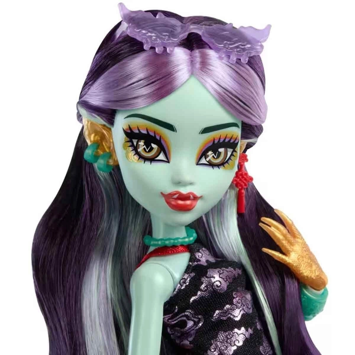 Mattel HYV58 Monster High Acayip Havalı Arkadaşlar Jinafire Long