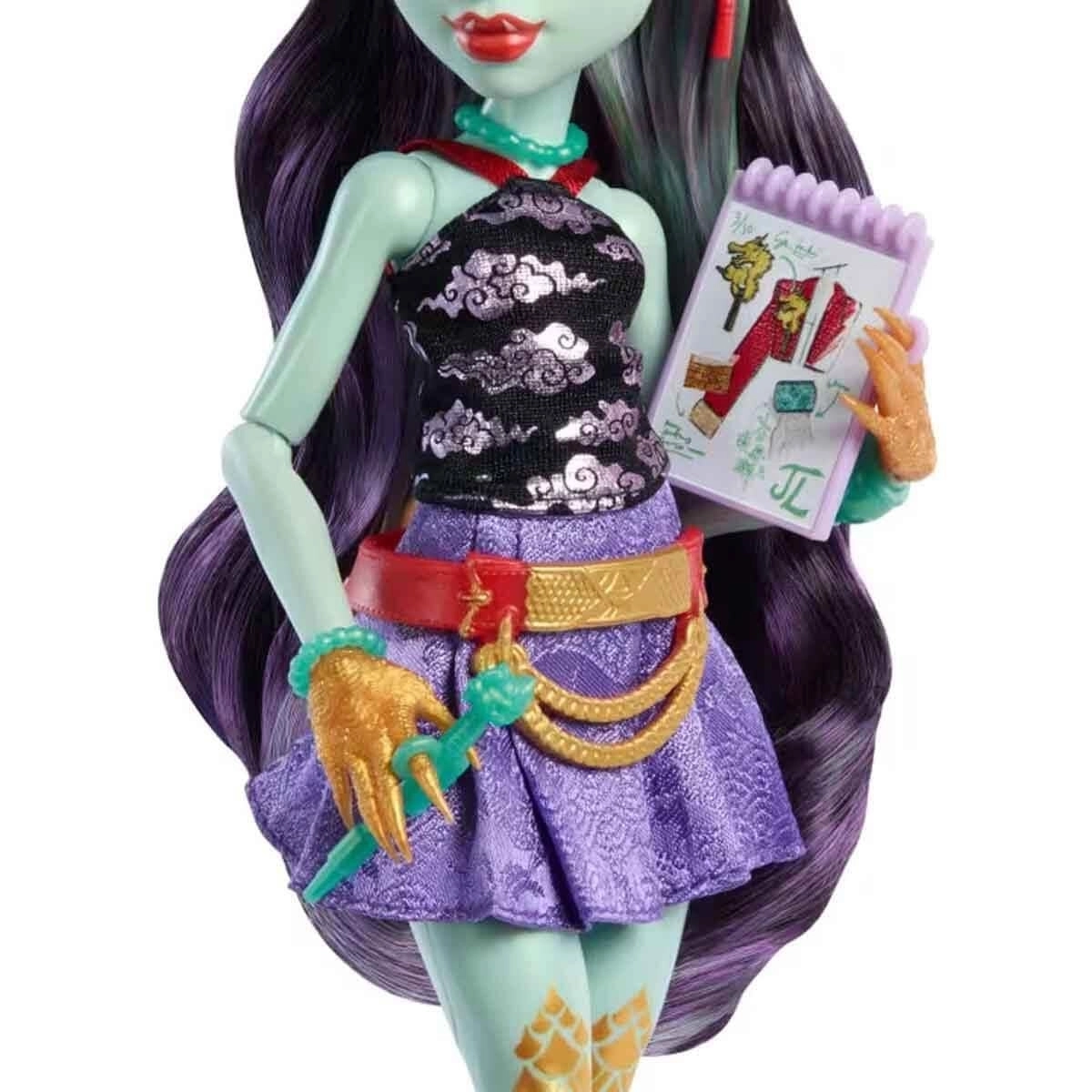 Mattel HYV58 Monster High Acayip Havalı Arkadaşlar Jinafire Long