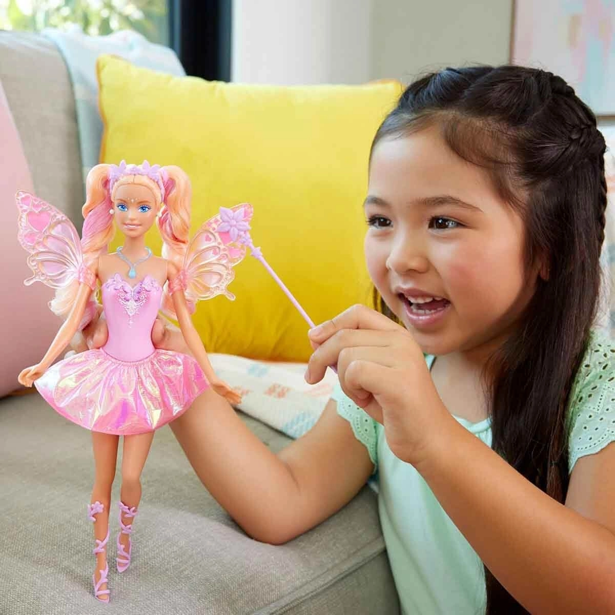 Mattel JCP76 Barbie Renk Değiştiren Peri Kızı Bebek 