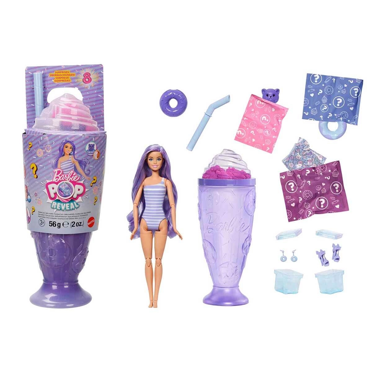 Mattel JFY00 Barbie Pop Reveal Barbie Sweet Treats Series Asorti 
