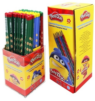 Play-Doh KK013 Kurşun Kalem Oluklu Üçgen