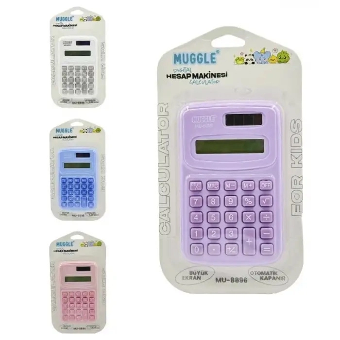 Muggle MU-8896 Hesap Makinesi 8 Haneli Digital Mini