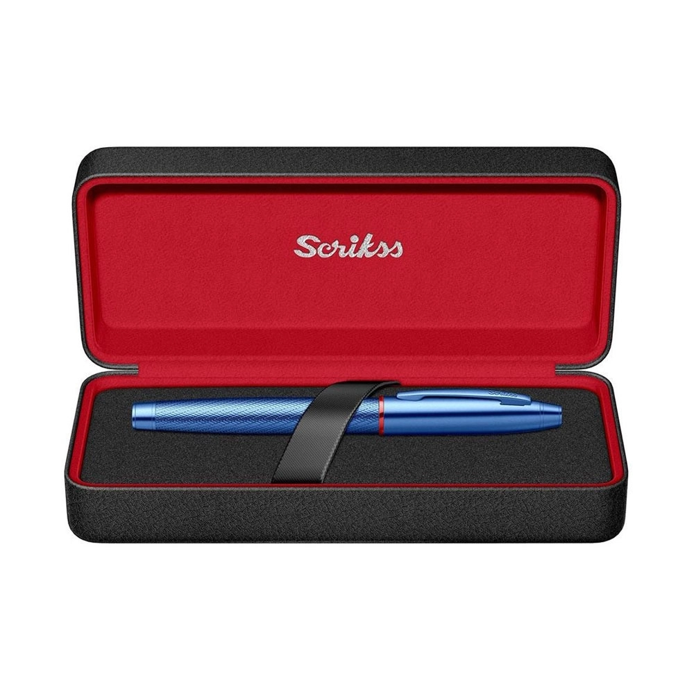 Scrikss Roller Kalem 35 Metalik Mavi
