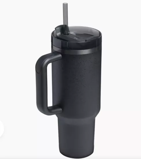 Stanley 10-12574-015 Termos Bardak Pipetli Quencher H2.O Flowstate Bardak 1.18lt Siyah 2.0 
