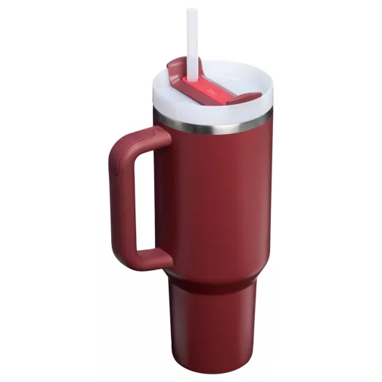 Stanley 10-13230-066 Termos Bardak Pipetli Quencher H2.O Flowstate Bardak 1.18lt Kızılcık 