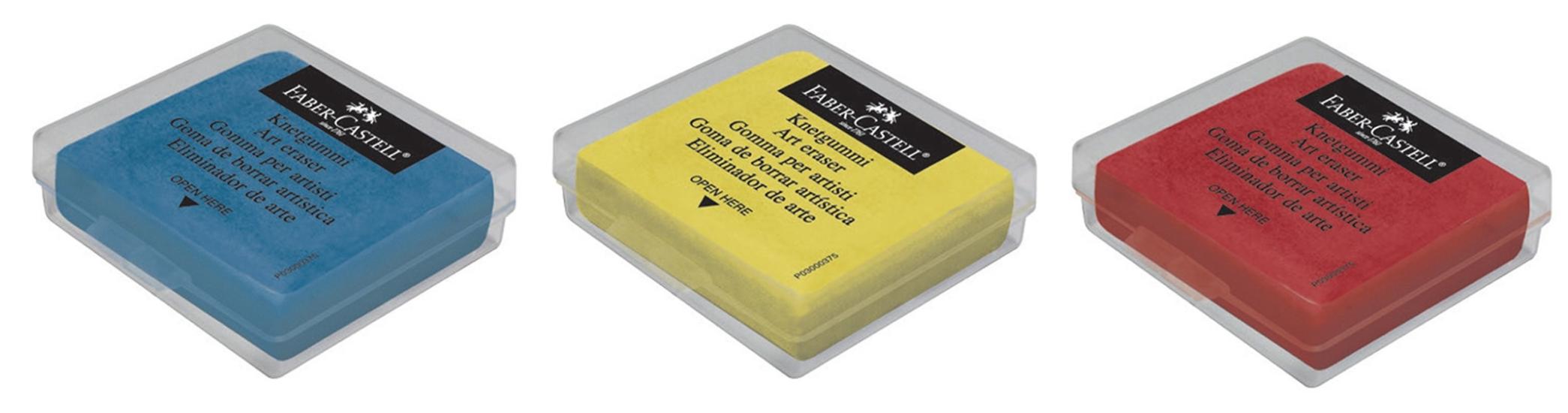 Faber Castell 127321 Hamur Silgi Plastik Kutulu Renkli