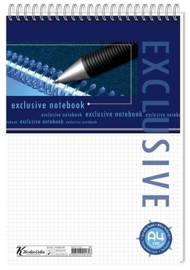 Keskin 143202-99 Bloknot Exclusive A6 Spiralli Karton Kapak 80 Yaprak Kareli