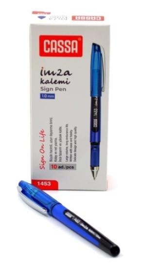 Cassa 1453 İmza Kalemi 1.0mm Mavi